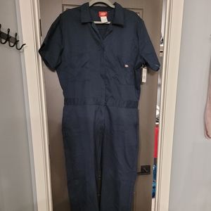 Dickies Short Sleeve Coveralls Navy XL